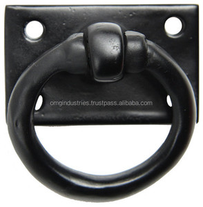 Achetez en gros des poignées de tiroir en fonte, poignées de tiroir noires antiques pour armoires de cuisine - Product Image 1