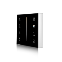 Skydance T22 4 zones RF sans fil verre écran tactile contrôleur KNX mur télécommande interrupteur maison intelligente LED gradateur