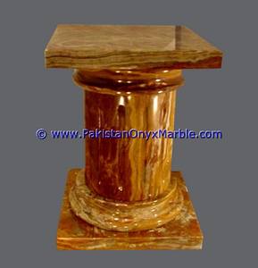 MEJOR PRECIO BARATO, COLUMNAS DE ÓNIX ROJO MULTI, PILARES CON TAPA TALLADA - Product Image 5