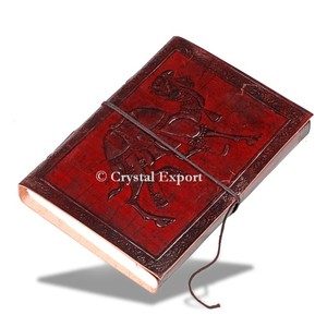 Antique Imitation Camel Print Handmade Leather Journal Diary-Business Gift - Product Image 1