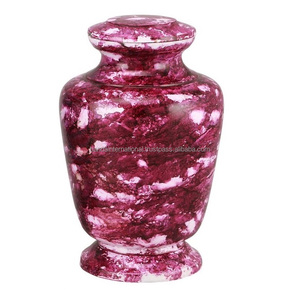 ราคาต่ำอลูมิเนียมผู้ใหญ่โกศขายส่งอย่างเต็มที่แกะสลักการออกแบบโดมด้านบนงานศพโกศอินเดีย - Product Image 3