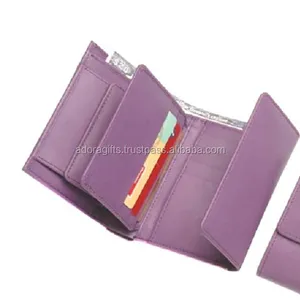 2022 New Fashion Cow PU Leather Women Wallets Purple Luxury Style Women Small Wallet Ladies Short Coin Purse Gift