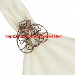 Anillo de servilletas de calabaza, alambre de nuevo diseño, gran oferta - Product Image 2
