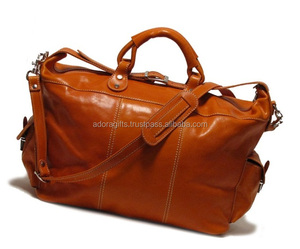 Bolsa de viaje de gran oferta en bolsa de lona de cuero de alta calidad - Product Image 1