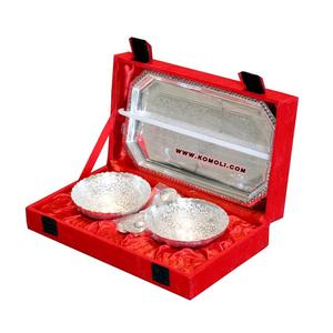 Hadiah Pernikahan India untuk Tamu Banyak Desain Hadiah Berlapis Perak dari India <span class=keywords><strong>Diwali</strong></span> & Hadiah Pernikahan Kembali India - Product Image 1