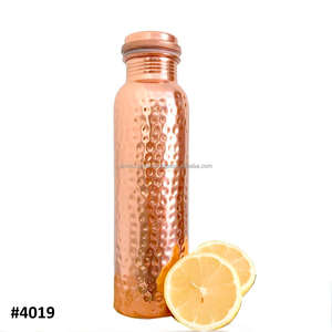 Premium Quality 100% Pure Copper Water <b>Bottles</b> High Quality Hammered Pure Copper Water <b>Bottle</b> at Lowest Price - Product Image 6
