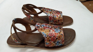 ออกแบบปาร์ตี้สวมชุดราตรีปาร์ตี้ชายหาดปาร์ตี้รองเท้าแตะแบนสำหรับสาวๆ2018 - Product Image 2