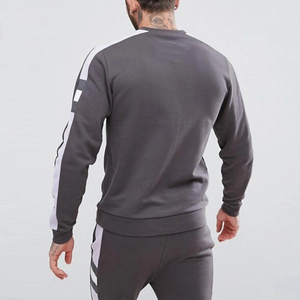 Survêtements personnalisés pour hommes : Haut à capuche et bas de jogging, coupe ajustée, sublimés à rayures, pour le shopping en ligne - Product Image 3