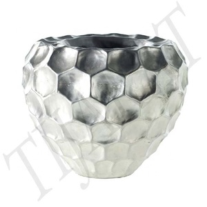 Florero de aluminio de METAL de diseño para decoración del hogar, florero moderno para decoración de boda, sala de estar - Product Image 6