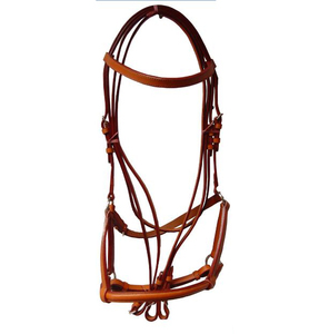 Bridons de course en cuir de haute qualité pour l'équitation, tailles personnalisables, y compris les rênes en cuir - Product Image 1
