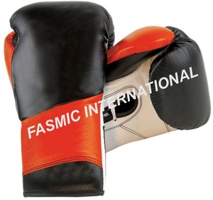 Mitaines de Kick-Boxing en Cuir Véritable 2021 Confortables Tailles et Logo Personnalisables pour un Entraînement Efficace Utilisation Adulte - Product Image 1