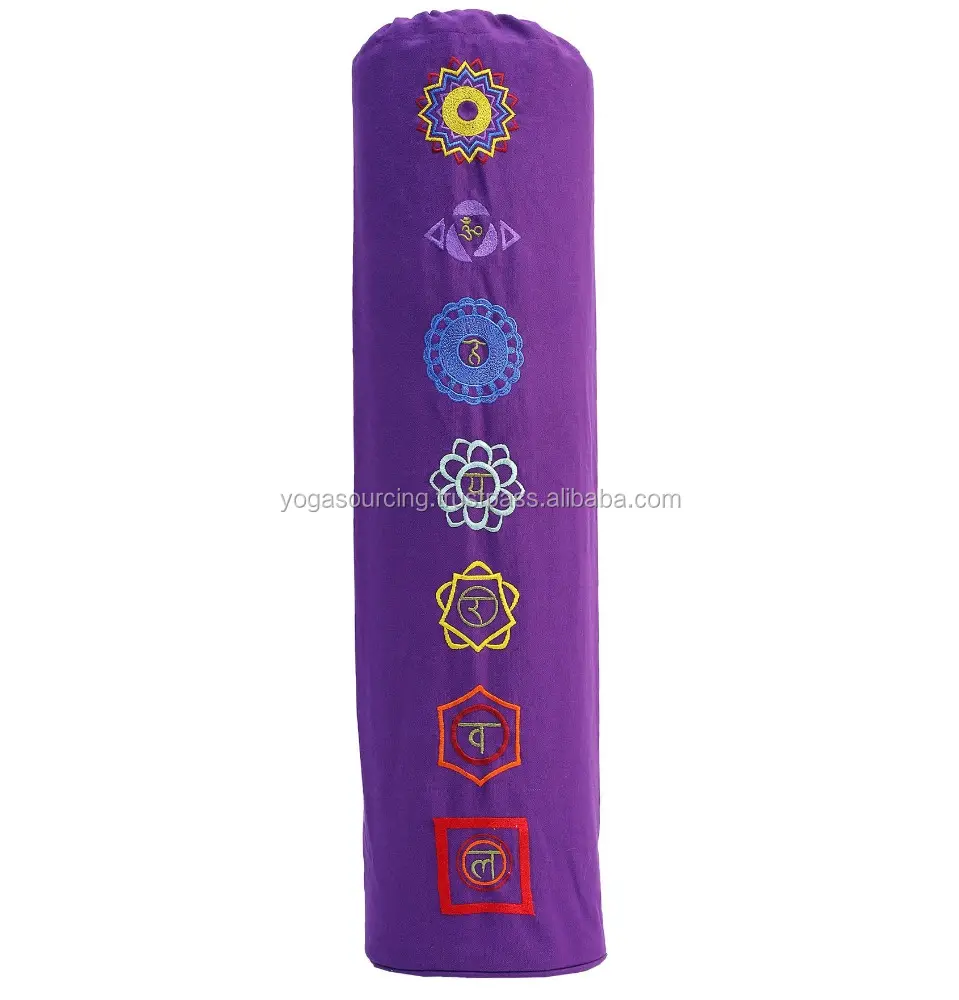 Colchoneta de Yoga de lona bordada de siete chakras, bolso de alta calidad, precio al por mayor