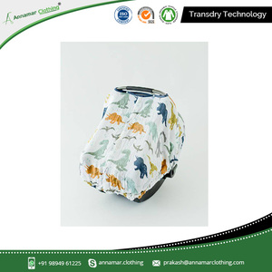 Private Label Muslin Baby Car Seat Cover Made in India - Product Image 5