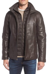 Nueva chaqueta de cuero de piel de oveja Natural larga acolchada de temporada de invierno de moda 2024 para mujer con color de capucha - Product Image 4