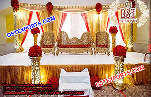 Decoración Floral para Escenarios de Bodas Asiáticas, Decoración de Escenarios de Boda, Diseño Real, Escenario de Boda, Australia, Estados Unidos, Reino Unido - Product Image 6