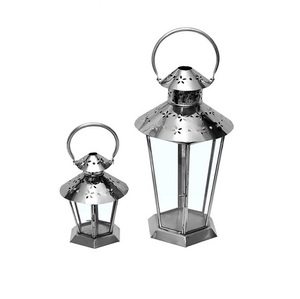 High Quality Nickel Plated Stainless Steel <b>Tapered</b> <b>Candle</b> Lantern Handmade Art India Home Wedding Decoration <b>Candle</b> Holders - Product Image 6