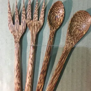 Cuchara de coco del fabricante/juego de tenedor de cuchara de coco/cuchara de miel de coco de Vietnam - Product Image 1