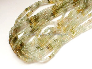 ลูกปัด Rondelles เหลี่ยมเพชรพลอยสีเหลืองธรรมชาติลูกปัดสีดำแบบหลวมทำจากคริสตัลโคมไฟหินอัญมณีอะคริลิค - Product Image 2