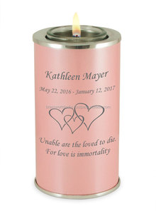 <b>Tea</b> Light Paw Print Cremation <b>Urns</b> By Brassworld India Funeral Supplies - Product Image 2