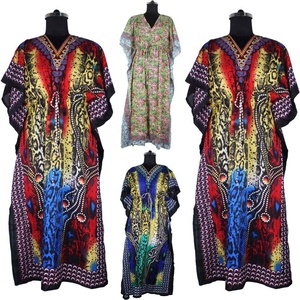 Vestido de playa para mujer, caftán largo informal, ropa de noche - Product Image 1