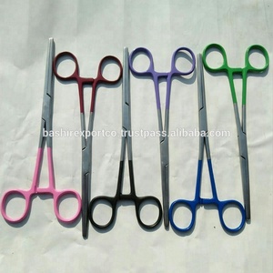 Pinzas homeostáticas de acero inoxidable con logotipo personalizado al por mayor OEM, herramienta manual de mano recta de bloqueo de pesca con mosca eléctrica, abrazaderas de pesca - Product Image 5