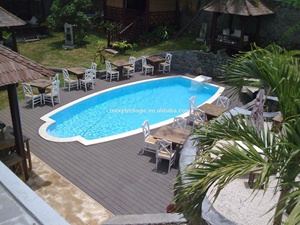 Thân Thiện Với Môi Trường Rắn <span class=keywords><strong>Composite</strong></span> Decking Ngoài Trời Chống Cháy <span class=keywords><strong>Wpc</strong></span> Sàn - Product Image 3