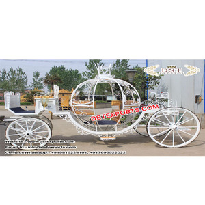 ซื้อรถม้าซินเดอเรลล่าสีขาวสำหรับงานแต่งงาน รถม้าซินเดอเรลล่าแบบเจ้าหญิงจากสหรัฐอเมริกาและแคนาดา - Product Image 1