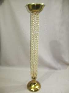 Grand candélabre en métal argenté pour décoration de mariage pour ajouter des touches élégantes - Product Image 5