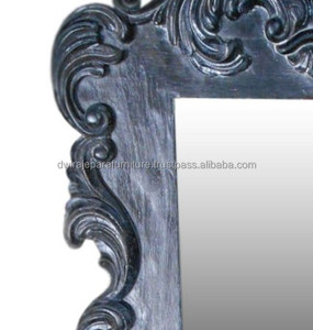 VINTAGE WOODEN DECORATIVE CARVED WALL <strong>MIRROR</strong> FURNITURE - Product Image 3