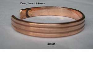 สร้อยข้อมือทองแดงกับแม่เหล็กในสามวงสวมใส่มันมีประโยชน์ต่อสุขภาพแม่เหล็กบำบัดกำไลทองแดง - Product Image 2