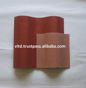 Feuilles de ciment de fibre rouge sans amiante de haute qualité grand profil 177/51 fabriqué au Vietnam pour les applications de centre commercial - Product Image 2