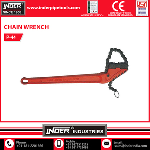 Clé à chaîne industrielle en fonte de haute qualité pour le bricolage, fabricant et exportateur en gros OEM/ODM d'Inde - Product Image 4