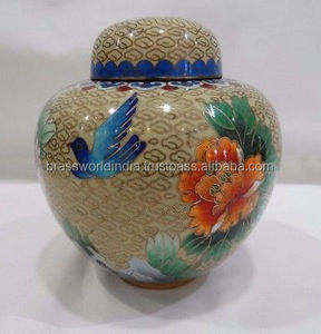 American Style Metal Cloisonne Adult Heart <b>Keepsake</b> Urn - Product Image 5
