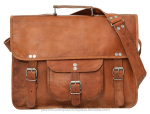 Meilleure vente Bohème Vintage en cuir véritable Messenger Satchel à la mode bandoulière sac pour ordinateur portable pour un usage quotidien conçu Logo - Product Image 5