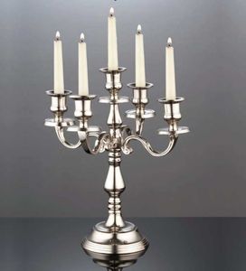 Bougeoir en métal moderne de luxe pour la décoration intérieure support de chandelier en verre simple pour les mariages et les cadeaux pour les décorations de table - Product Image 6