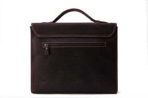 Handcrafted Vintage <b>Men</b> Leather <b>Bag</b> <b>Men</b> Briefcase Laptop <b>Bag</b> Genuine Leather Crazy Horse <b>Satchel</b> Briefcase - Product Image 3
