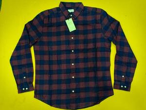 Camisa de Cuadros Clásica de Algodón 100% para Hombre, Cuello con Botones, Manga Larga, Corte Regular Informal, Transpirable, Ecológica, Talla Grande - Product Image 2