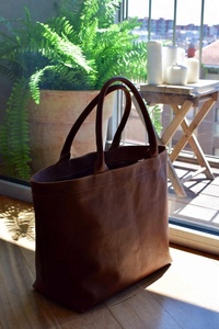 De Tan/coñac bolso de cuero con forro interior AV-0003 - Product Image 3
