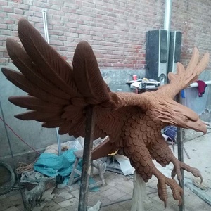 Nuovo Prodotto: Grande Scultura da Giardino in Metallo Bronzato a Forma di Falco/<span class=keywords><strong>Aquila</strong></span> - Product Image 6