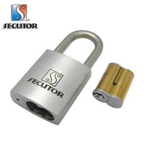 Cadenas en laiton à noyau interchangeable à cylindre amovible de type 8 - Product Image 1