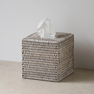 Carré boite à mouchoirs en rotin - Product Image 5