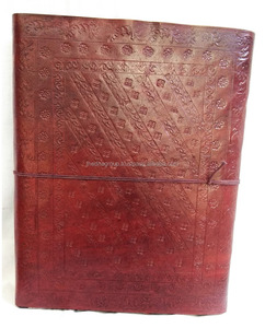 Gros fait à la main en cuir éléphant journal double éléphant en relief à la main en cuir Journal artistique en cuir Journal - Product Image 2