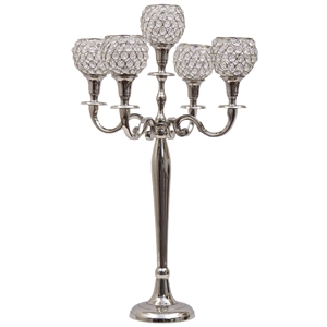 Support de bougie en laiton de qualité supérieure finition dorée, couleur personnalisée, boîte marron, porte-bougie pour mariages, banquets d'hôtel et autres événements - Product Image 4