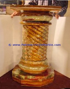 Fregaderos de baño de Pedestal de ónix rojo múltiple de montaje de grifo de un solo orificio de alta calidad para lavabo de piedra y mármol de hogar o Hotel - Product Image 6