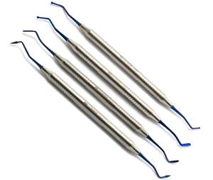 Juego de 4 Instrumentos Dentales de Acero para Rellenos, Espátula Manual Heidman - Product Image 2