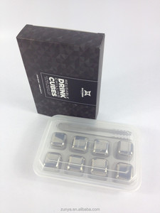 Reutilizable <span class=keywords><strong>Acero</strong></span> <span class=keywords><strong>inoxidable</strong></span> whisky piedras, Piedra del cubo <span class=keywords><strong>de</strong></span> hielo en stock para la <span class=keywords><strong>venta</strong></span> - Product Image 2