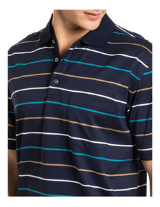 Alta qualità Slim Fit Golf per le <span class=keywords><strong>Polo</strong></span> per gli uomini della fabbrica del Bangladesh all'ingrosso Logo personalizzato di alta qualità <span class=keywords><strong>Plus</strong></span> <span class=keywords><strong>Size</strong></span> Stripe Design - Product Image 4