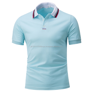 100 algodón para hombre Golf Polo en blanco bordado de alta calidad Camisas poliéster hombres cantidad personalizada cuello alto OEM Anti - Product Image 4