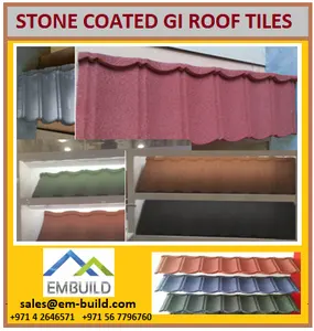 Stone Coated Metal Roof Tiles , Tile profile sheets , Tile design roof sheets