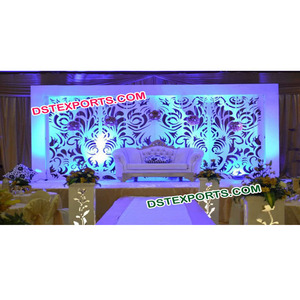 Décoration de fond élégante de mariage indien, cadre de mariage dernier Design, murs de toile de fond de créateur de mariage - Product Image 1